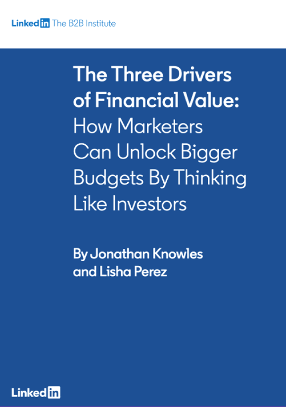 The three drivers of financial value report